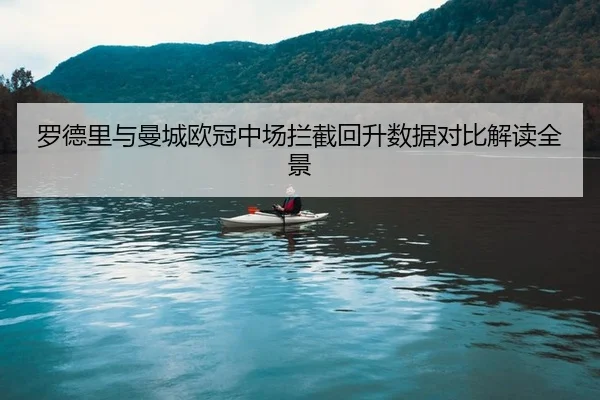 罗德里与曼城欧冠中场拦截回升数据对比解读全景
